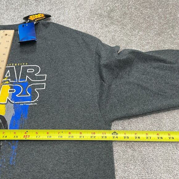 Champion Star Wars Graphic T-Shirt Mens XL Dark Gray Long Sleeve Crew Neck NWT - Picture 11 of 12